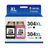 Compatible HP 304XL Black & Tri-Colour High Capacity Multipack - 3JB05AE INKFIND